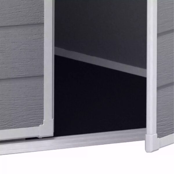 Keter 6′ x 5′ Manor Plastic Garden Storage Shed – Grey