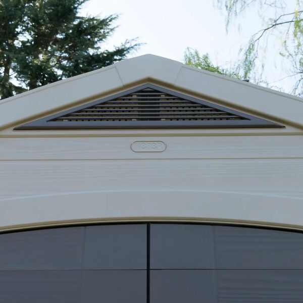 Keter 8’x6′ Factor Heavy Duty Plastic Garden Shed – Beige
