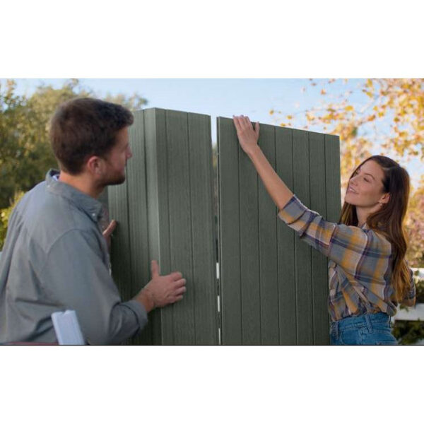 Keter 4’x6′ Darwin Heavy Duty Plastic Garden Shed –  Green