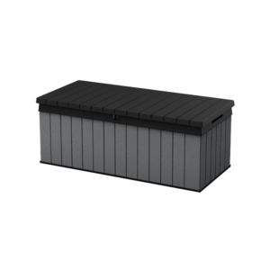 Keter Darwin 380L Plastic Storage Box – Grey