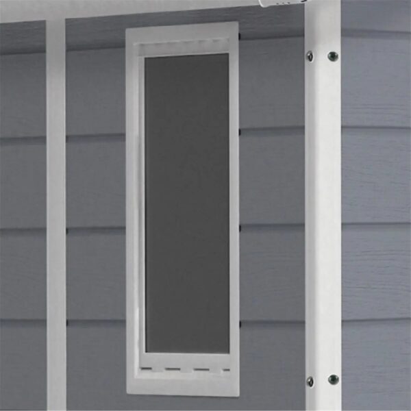 Keter 6′ x 8′ Manor Plastic Garden Storage Shed – Grey