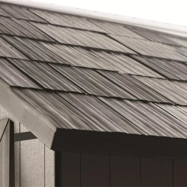 Keter 7.5′ x 15′ Oakland Heavy Duty Plastic Shed – Grey