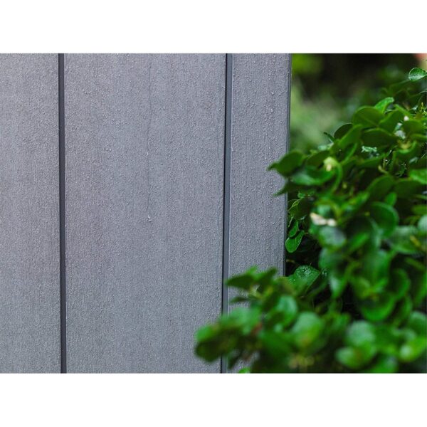 Keter 11’x 7′ Artisan Heavy Duty Plastic Pent Shed – Grey