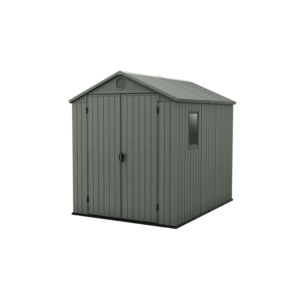 Keter 6’x8′ Darwin Heavy Duty Plastic Garden Shed –  Green