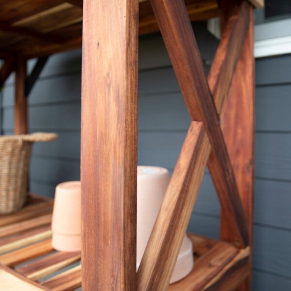 Potting Table/Bench/Serving Bar - Acacia Wood