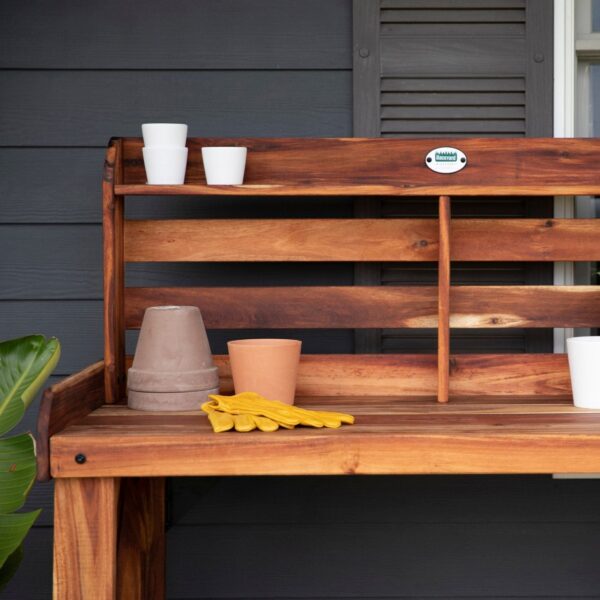 Potting Table/Bench/Serving Bar - Acacia Wood